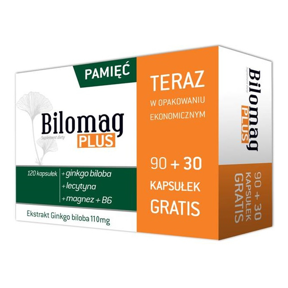 Bilomag Plus suplement diety 120 kapsułek