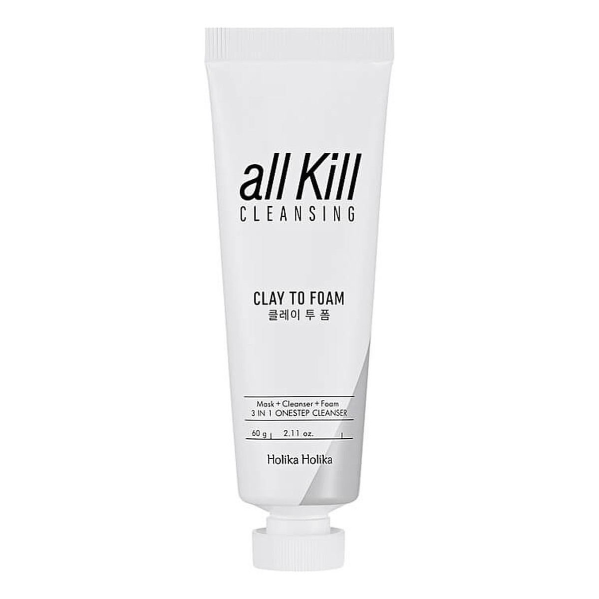 Holika Holika All Kill Cleansing Clay To Foam Blackhead Killer Oczyszająca Maseczka Do Twarzy 60g