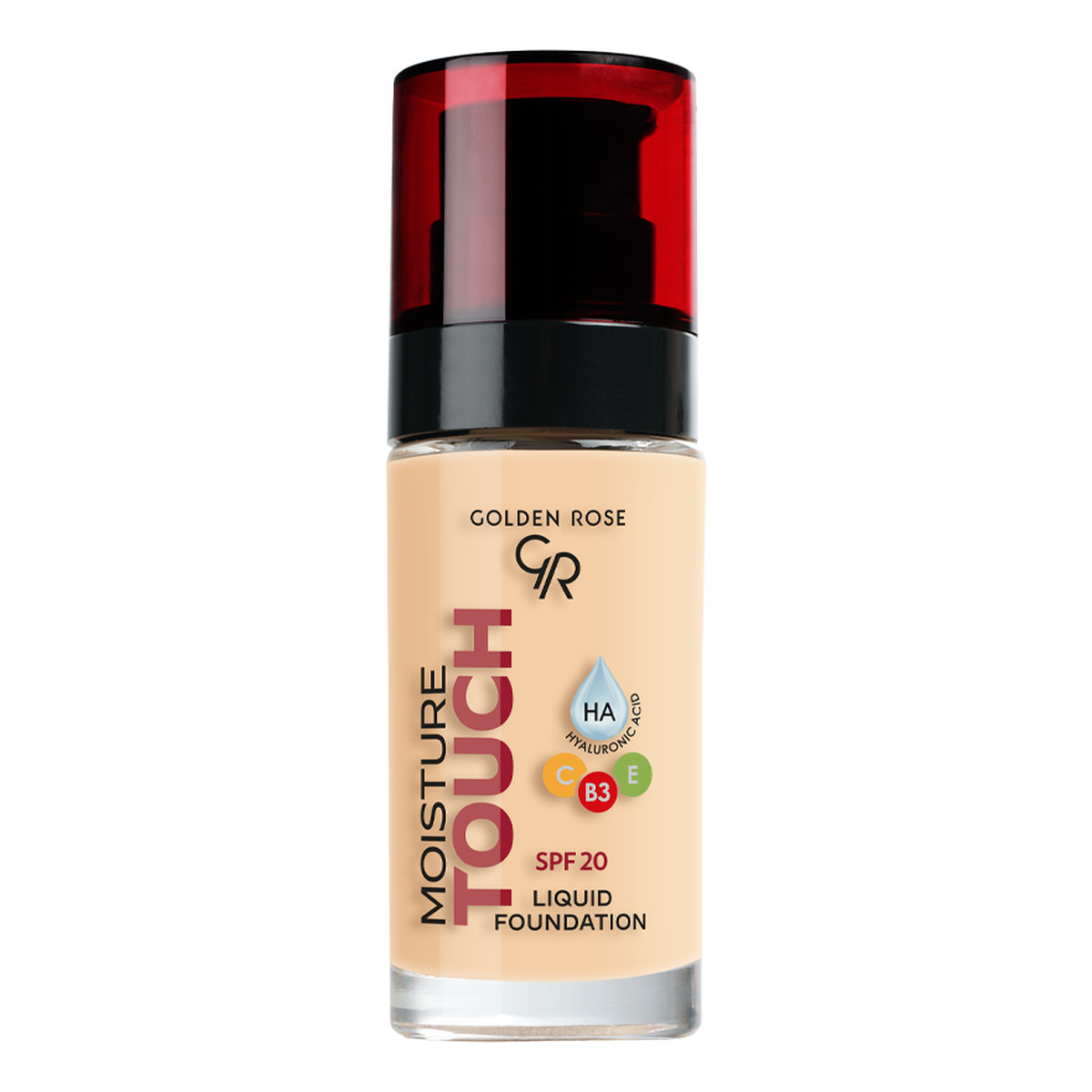 Golden Rose Moisture Touch Nawilżający podkład do twarzy SPF20 30ml