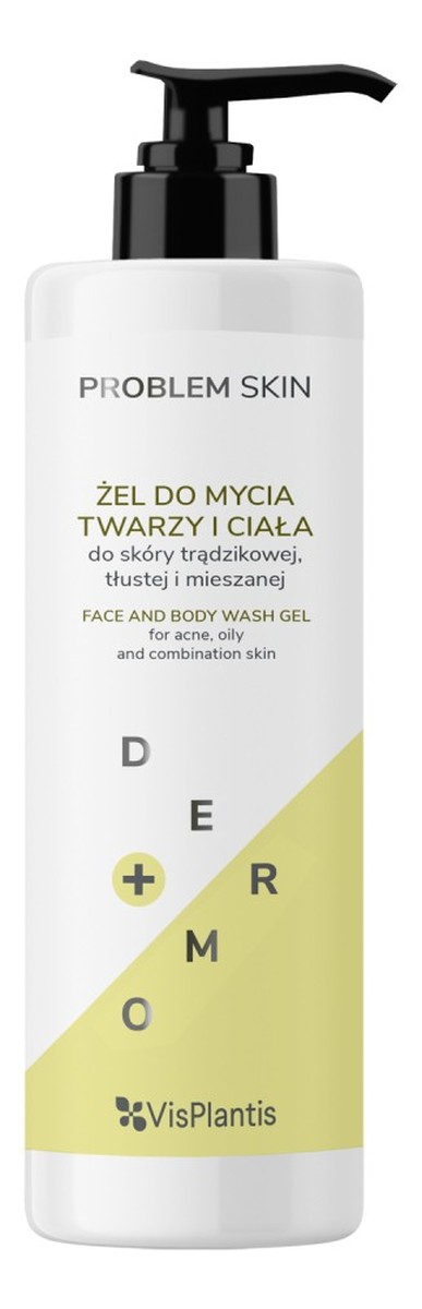 Problem Skin Żel do mycia twarzy i ciała - do skóry trądzikowej,tłustej i mieszanej
