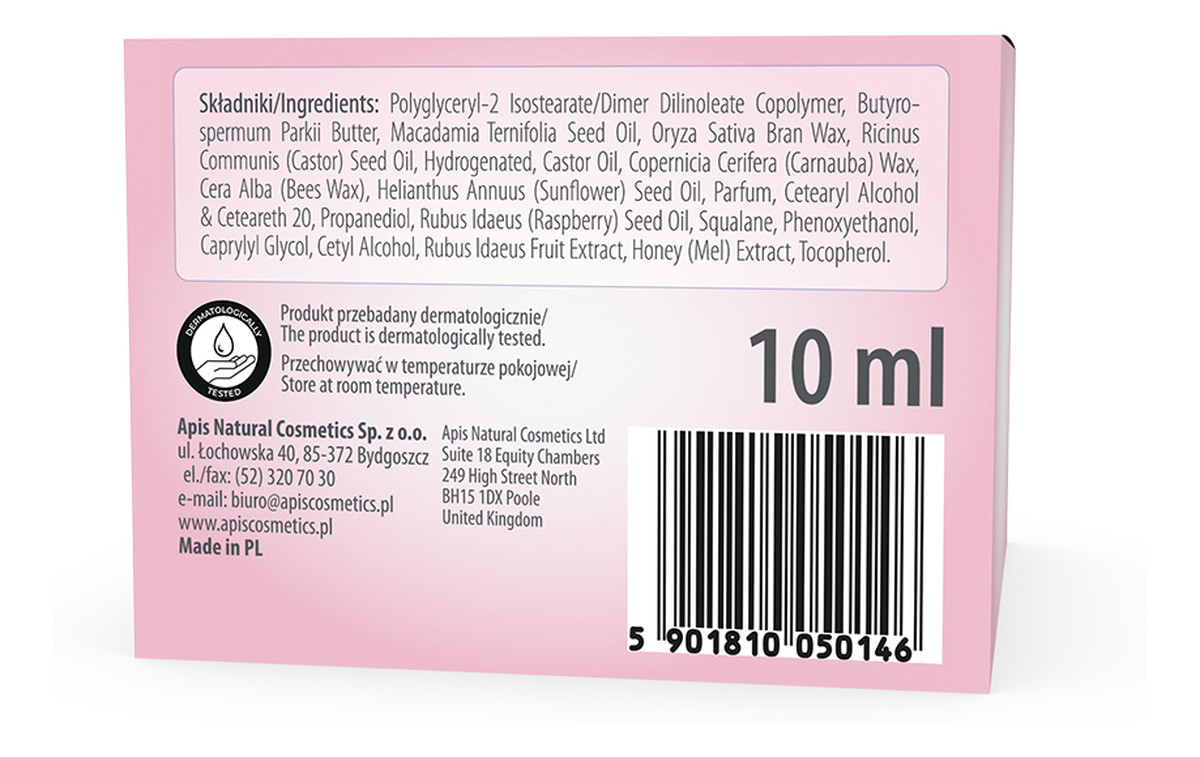 Regenerująca maska do ust na noc