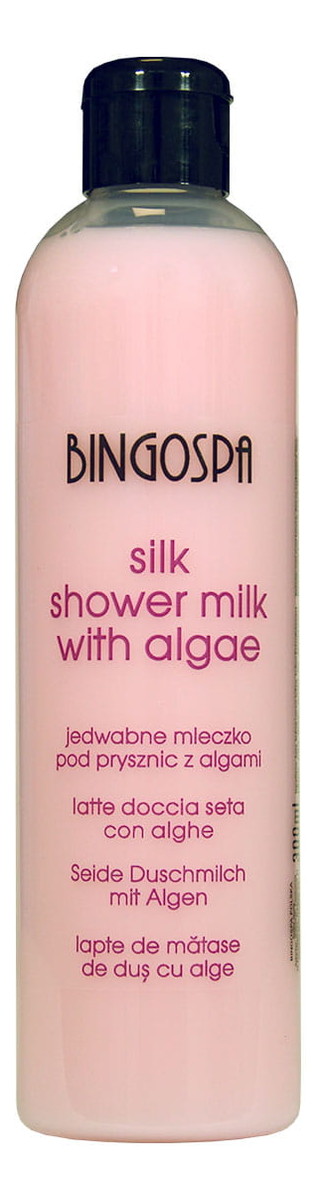 Jedwabne mleczko pod prysznic z algami
