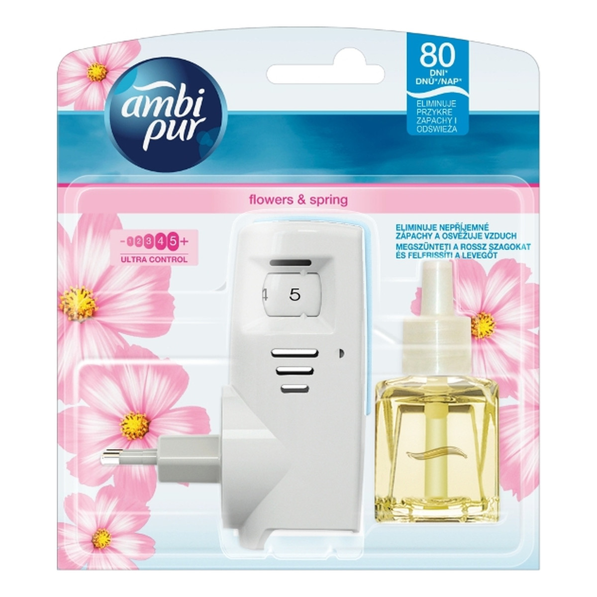 Ambi Pur Flowers & Spring Odświeżacz elektryczny Zestaw startowy 20ml