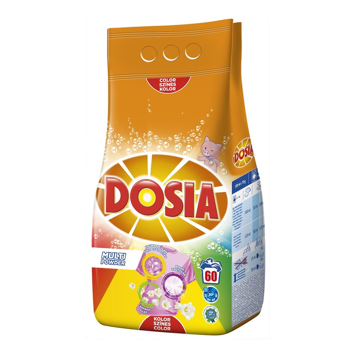Dosia Multi powder proszek do prania tkanin kolorowych 4.2kg 4200g