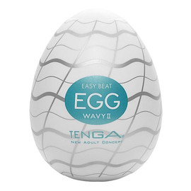 Easy beat egg wavy ii jednorazowy masturbator w kształcie jajka