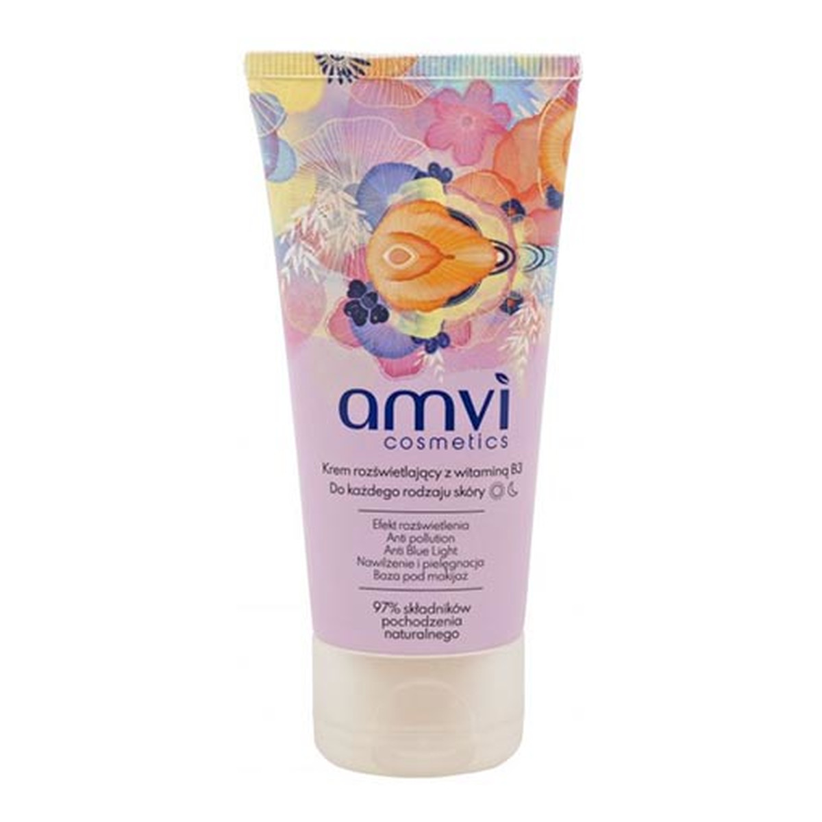 Amvi Cosmetics Krem rozświetlający z witaminą B3 do każdego rodzaju skóry 50ml
