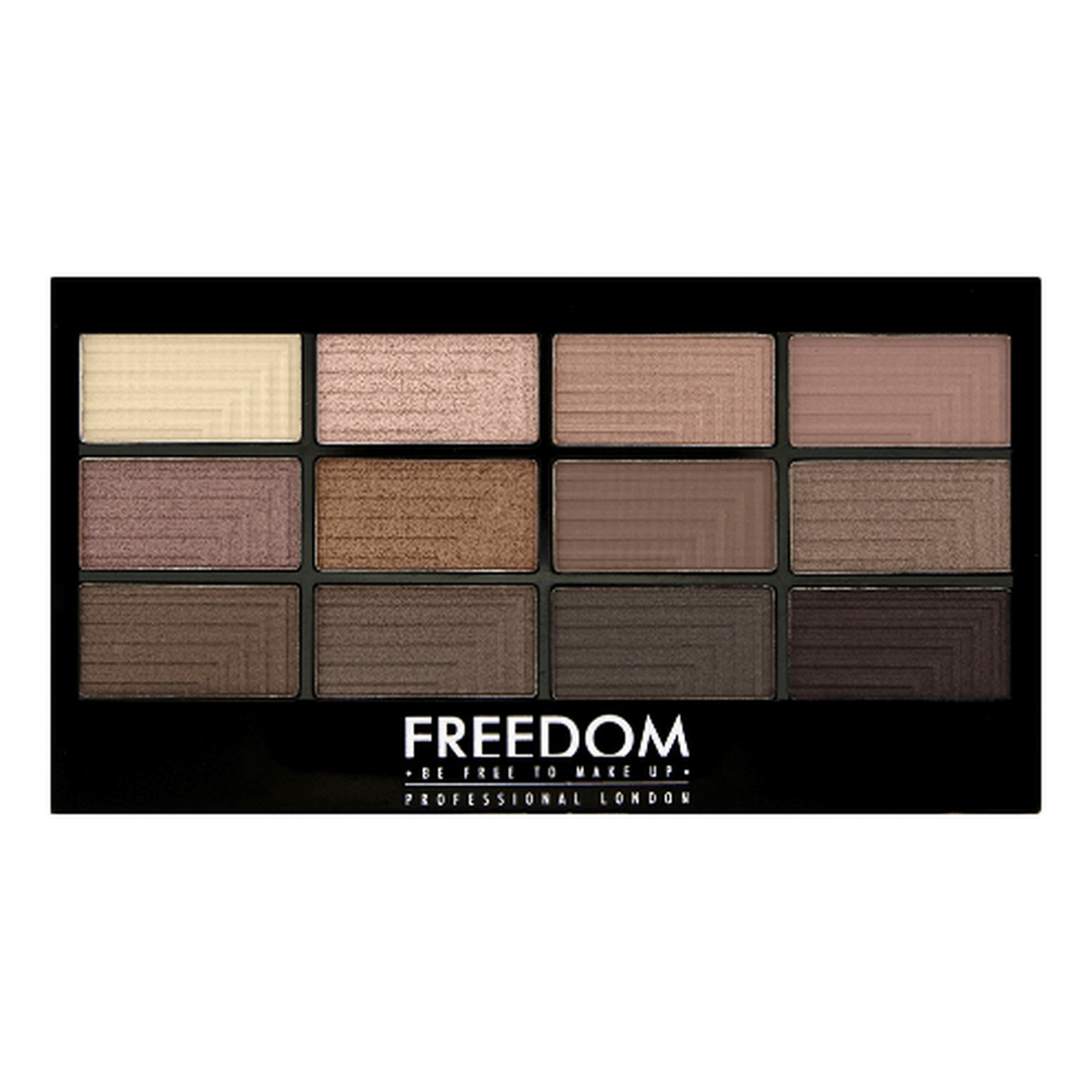 Freedom Makeup Pro Audacious 3 Paleta 12 cieni do powiek 12g