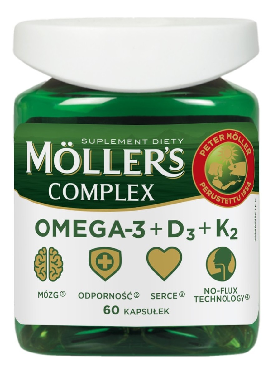 Complex omega-3 + d3 + k2 suplement diety 60 kapsułek