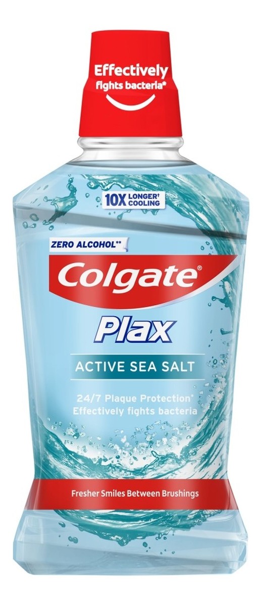 Plax sea salt płyn do płukania jamy ustnej z aktywną solą morską