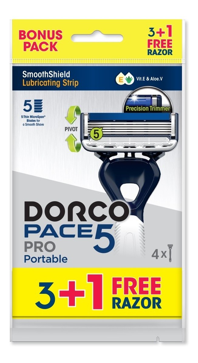Pace 5 Pro Men Maszynka do golenia jednorazowa 5 ostrzy 1 op. - 4 szt.