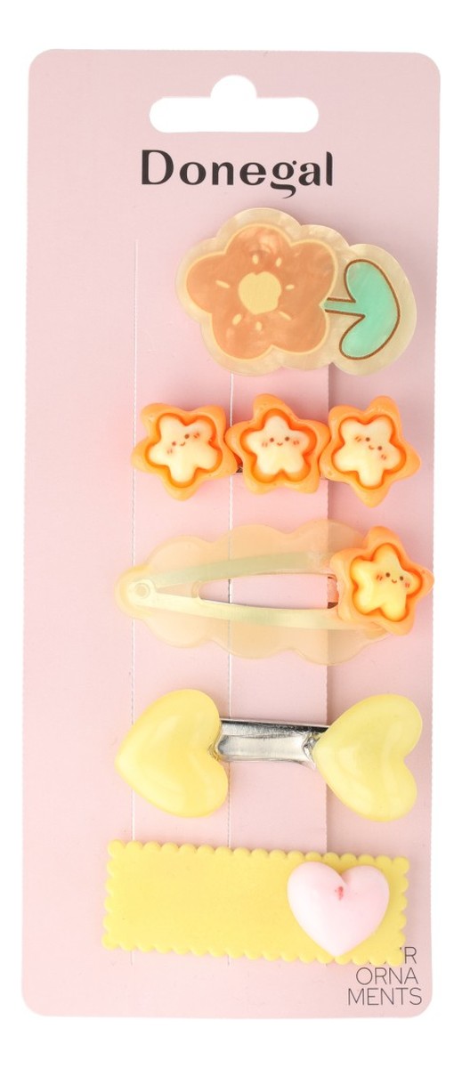 Zestaw spinek do włosów cute-mix kolorów i wzorów (fa-5773)