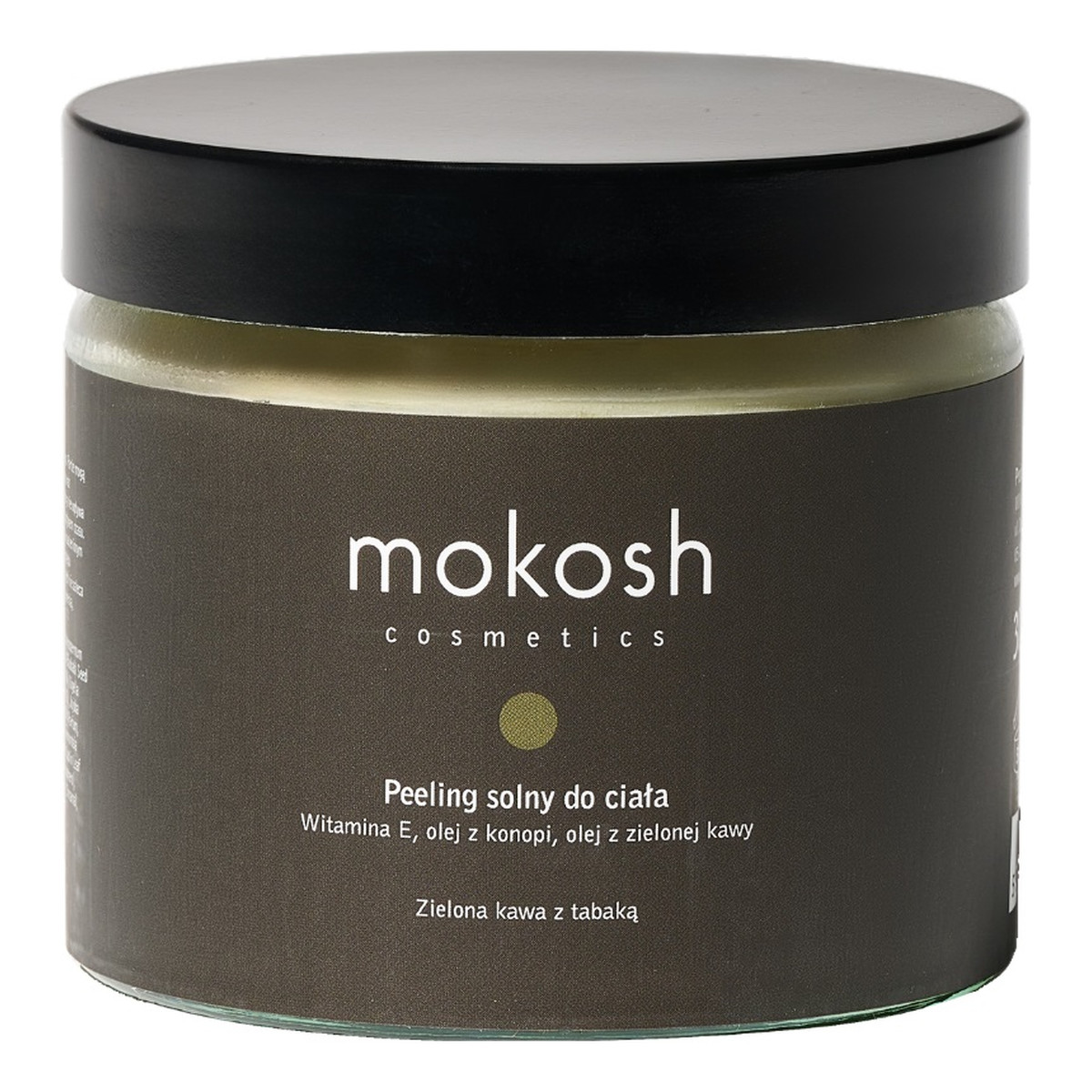Mokosh Peeling solny do ciała zielona kawa z tabaką 300g