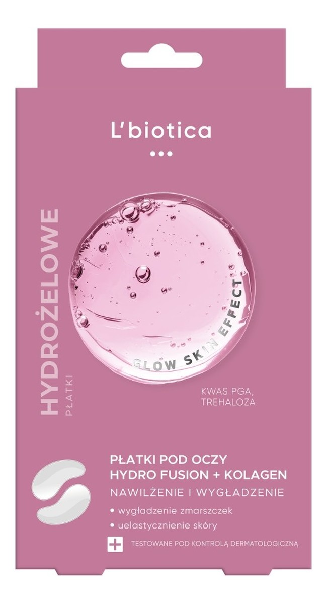 Płatki pod oczy hydrożelowe Kolagen