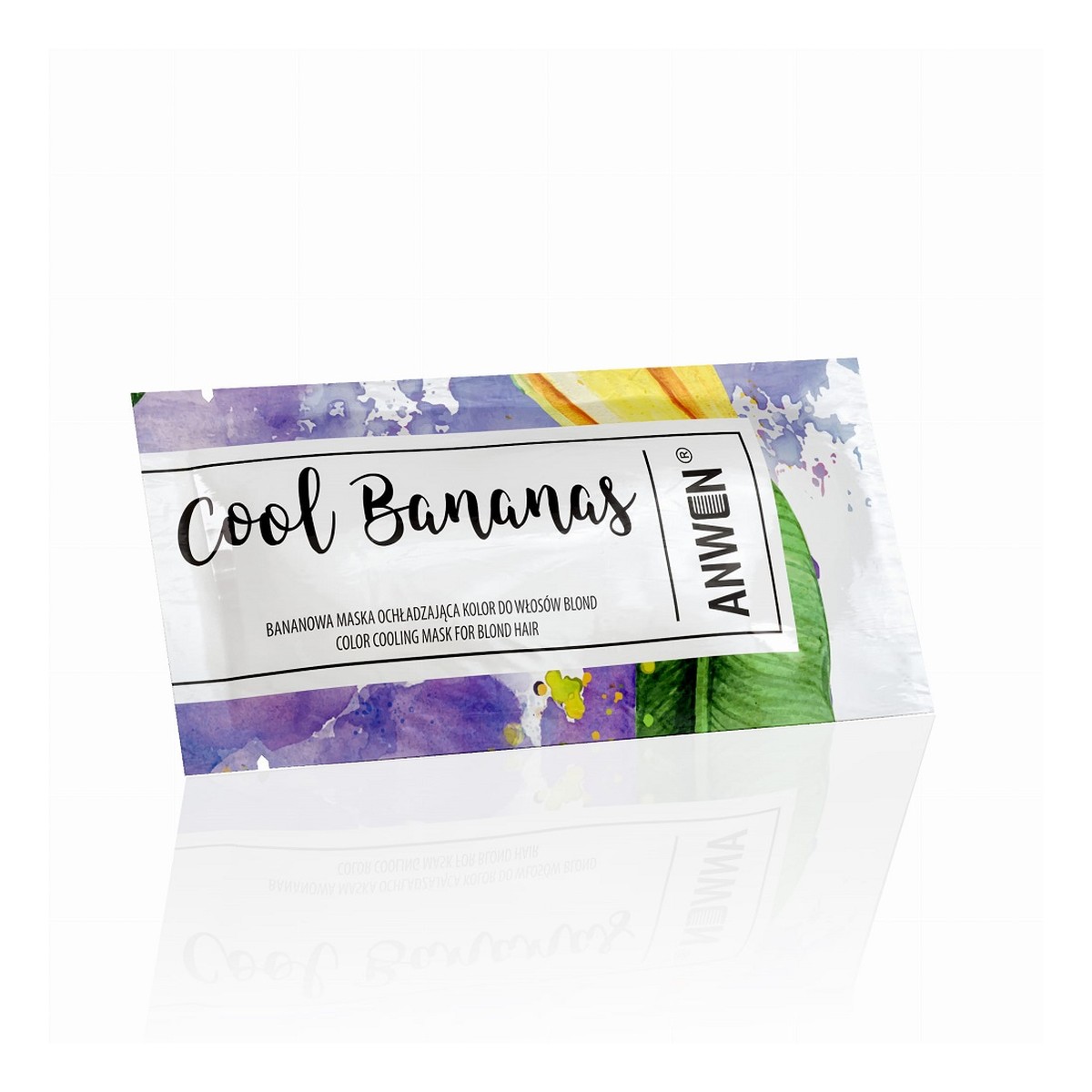 Anwen Cool Bananas Bananowa maska ochładzająca kolor do włosów blond 10ml