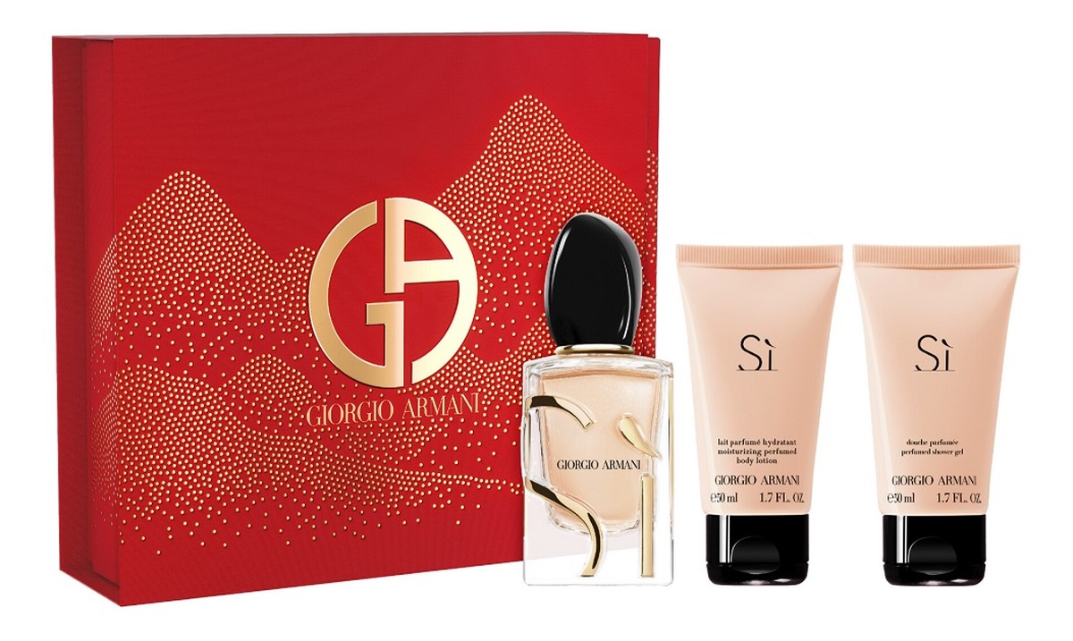 Zestaw woda perfumowana spray 50ml + balsam do ciała 50ml + żel pod prysznic 50ml