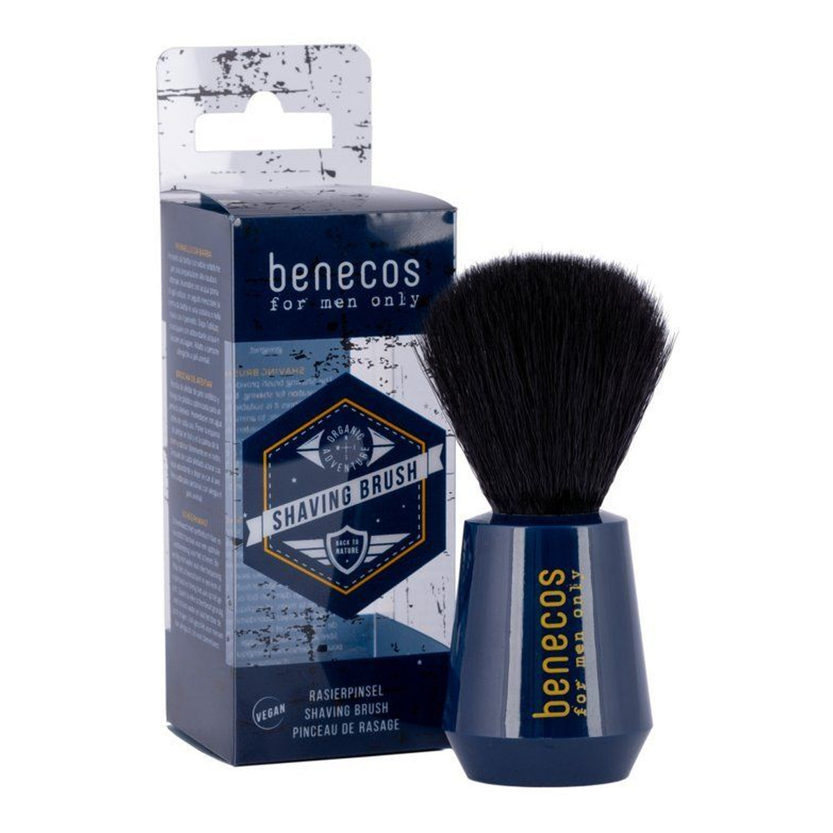 Benecos For men only shaving brush pędzel do golenia
