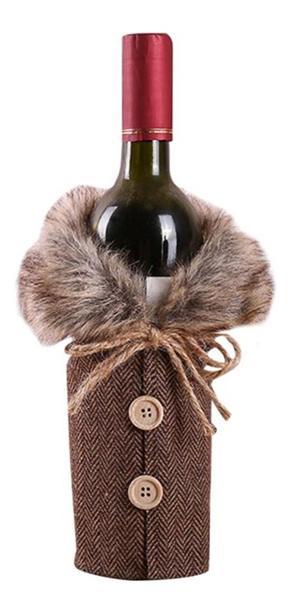 Pokrowiec na butelkę świąteczny