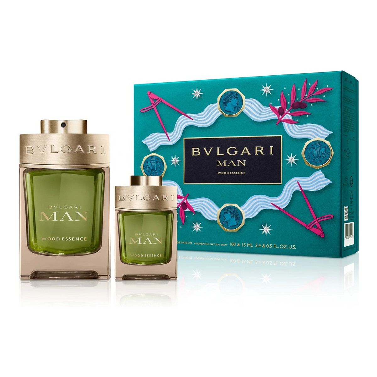 Bvlgari Man Wood Essence Zestaw woda perfumowana spray 100ml + woda perfumowana spray 15ml