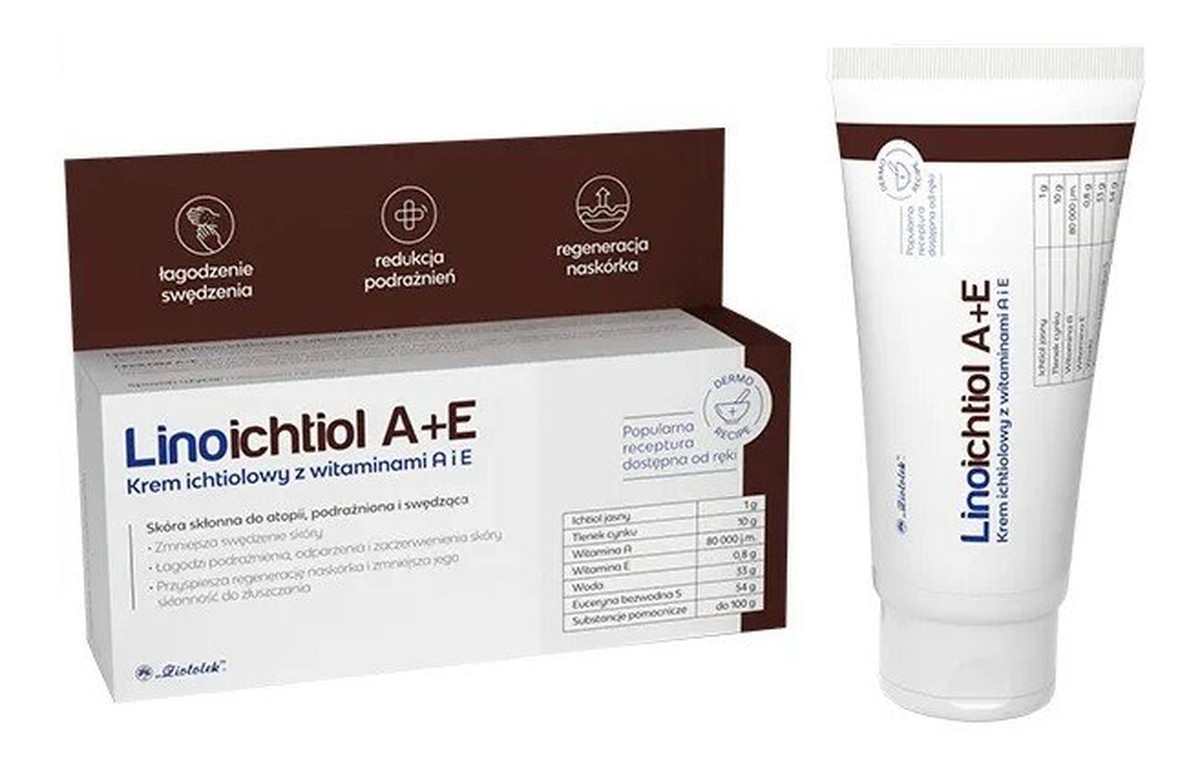 krem ichtiolowy z witaminą A i E