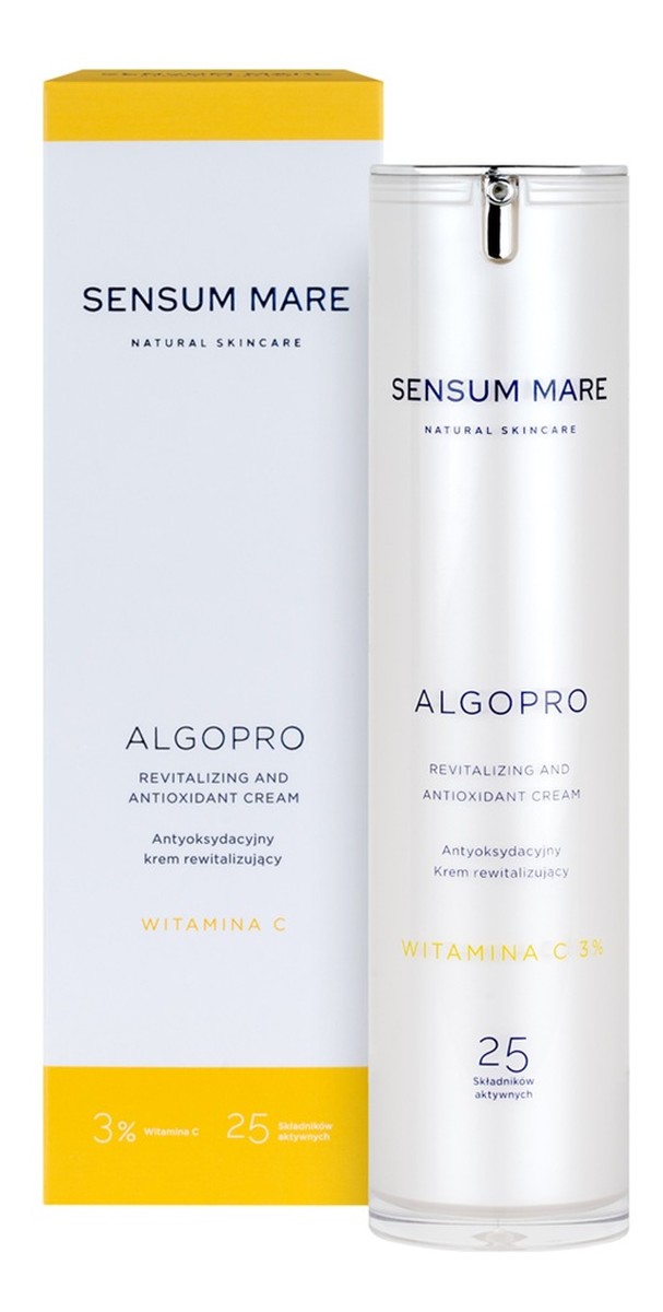 antyoksydacyjny rewitalizujący Krem do twarzy z 3% witaminą c