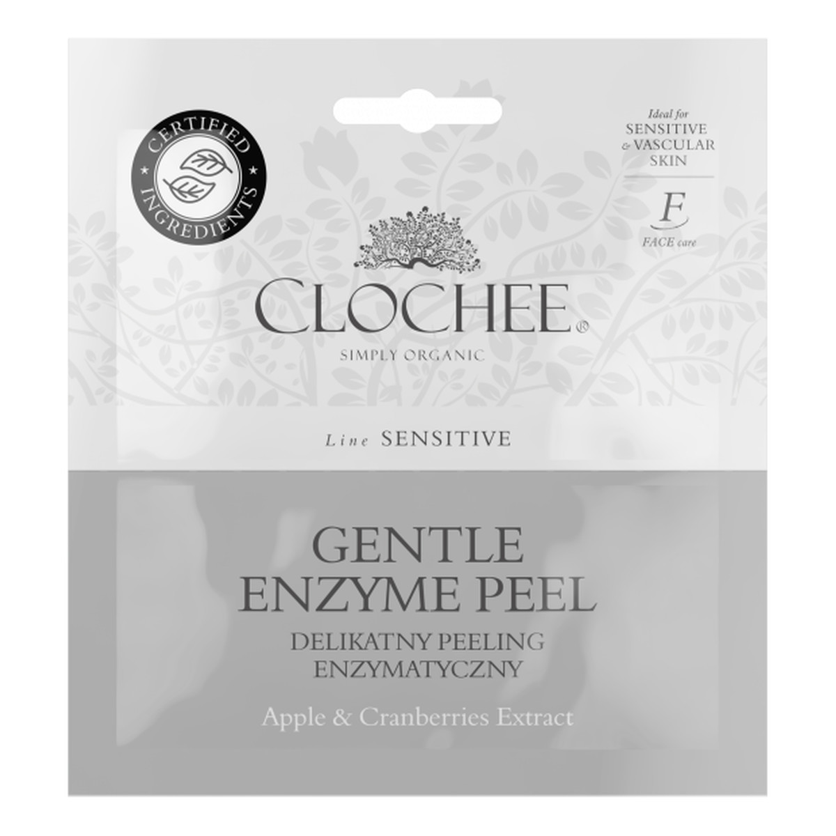 Clochee Gentle Enzyme Peel Peeling enzymatyczny do twarzy Aplee & Cranberries Extract 2x6ml 12ml