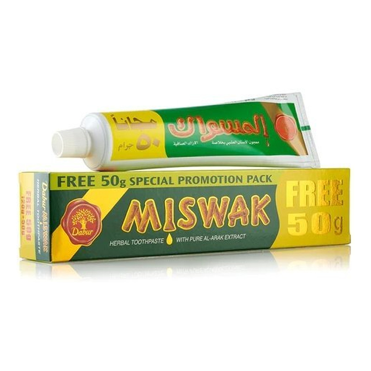 Dabur Miswak Ziołowa pasta do zębów 3x170ml