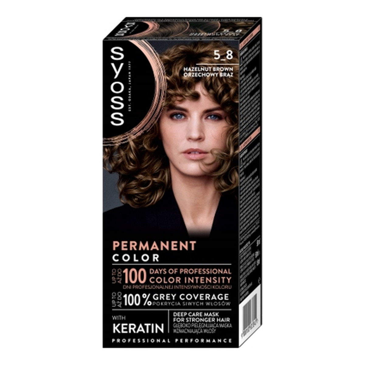 Syoss Professional Performance Farba Do Włosów Orzechowy Brąz 5-8
