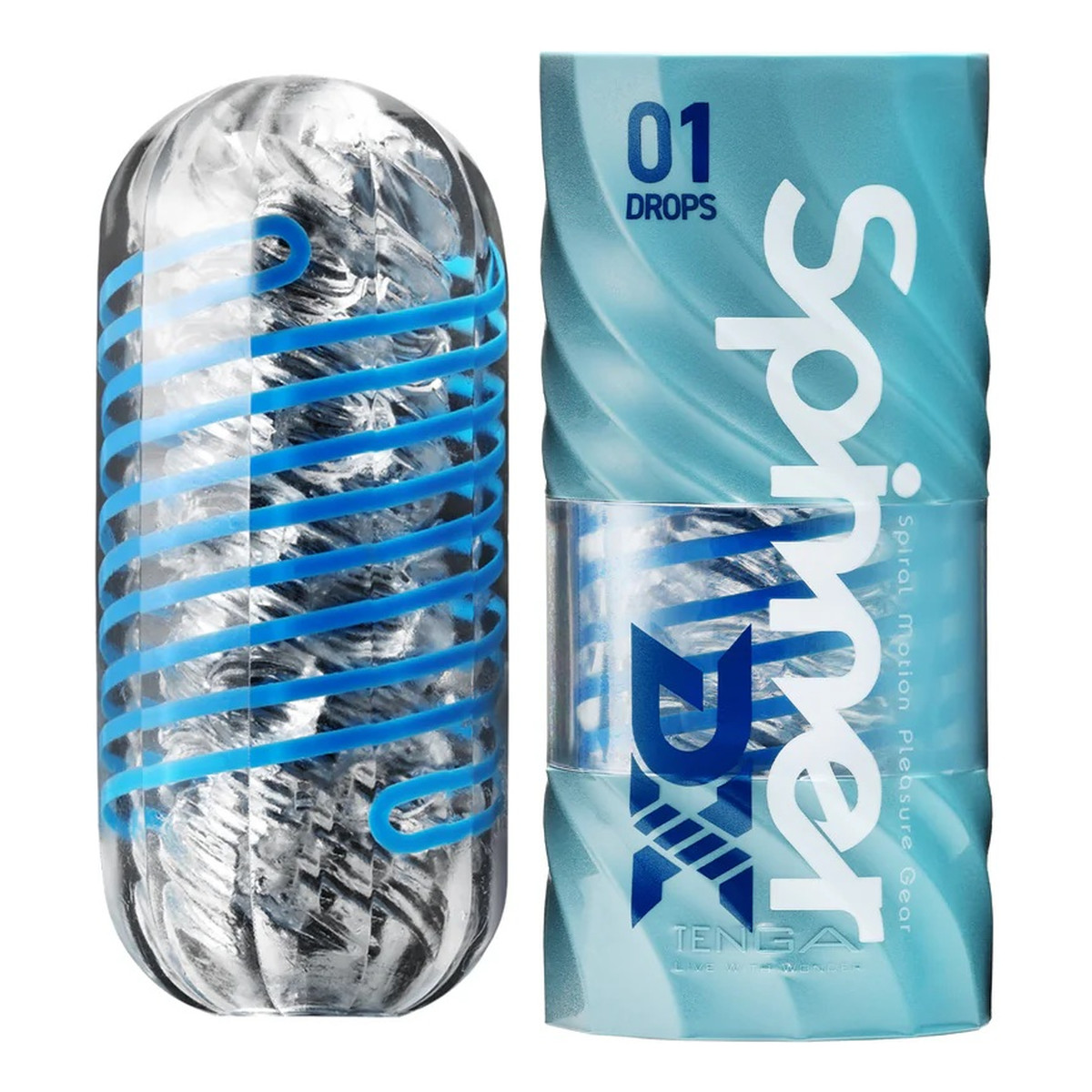 Tenga Spinner dx masturbator wielokrotnego użytku 01 drops