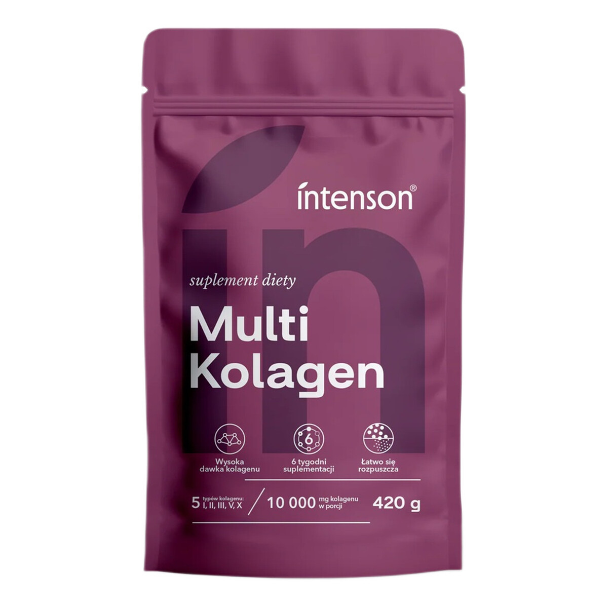 Intenson Multi kolagen suplement diety pure 420g