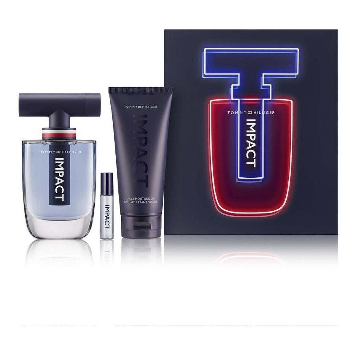 Tommy Hilfiger Impact Zestaw woda toaletowa spray 100ml + miniatura wody toaletowej 4mlx2 + żel pod prysznic 100ml