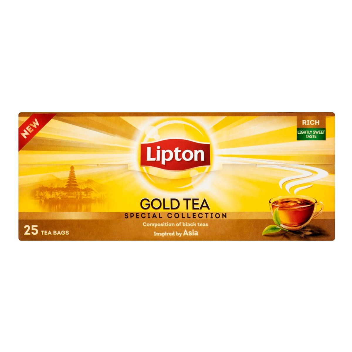 Lipton Gold Tea herbata czarna 25 torebek 37g