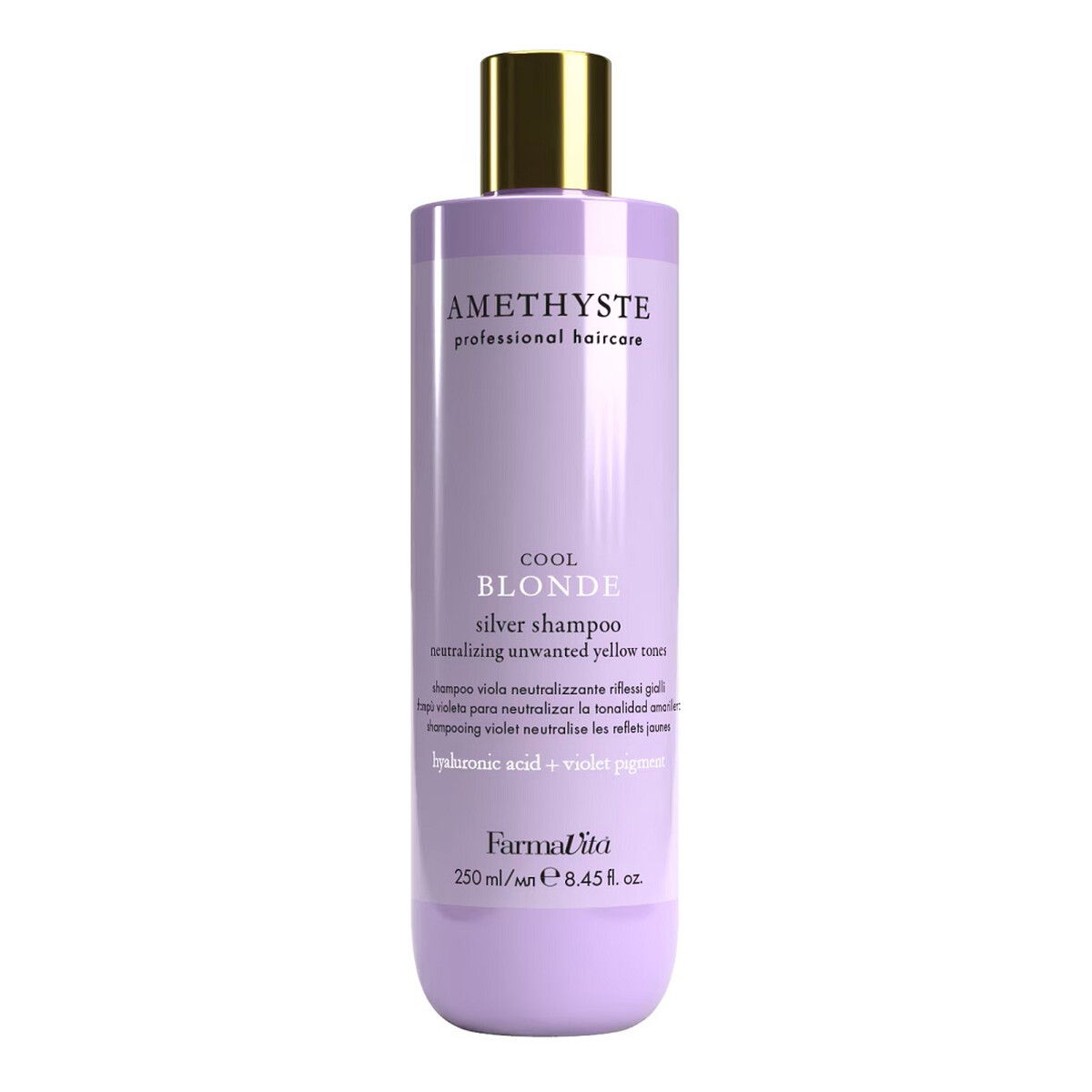 Farmavita Amethyste cool blonde szampon do włosów siwych i rozjaśnianych 250ml