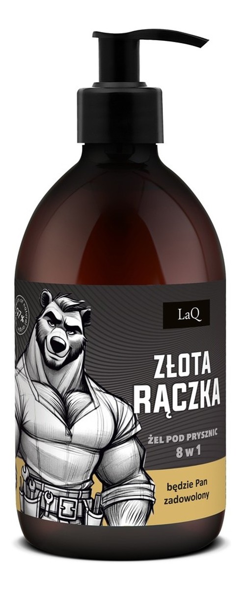 Żel pod prysznic dla mężczyzn 8w1 złota rączka
