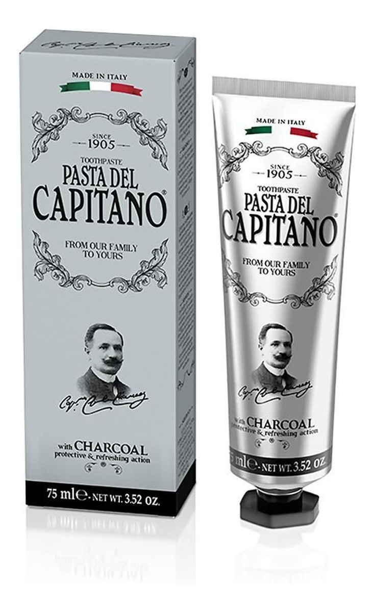 Charcoal pasta do zębów z aktywnym węglem