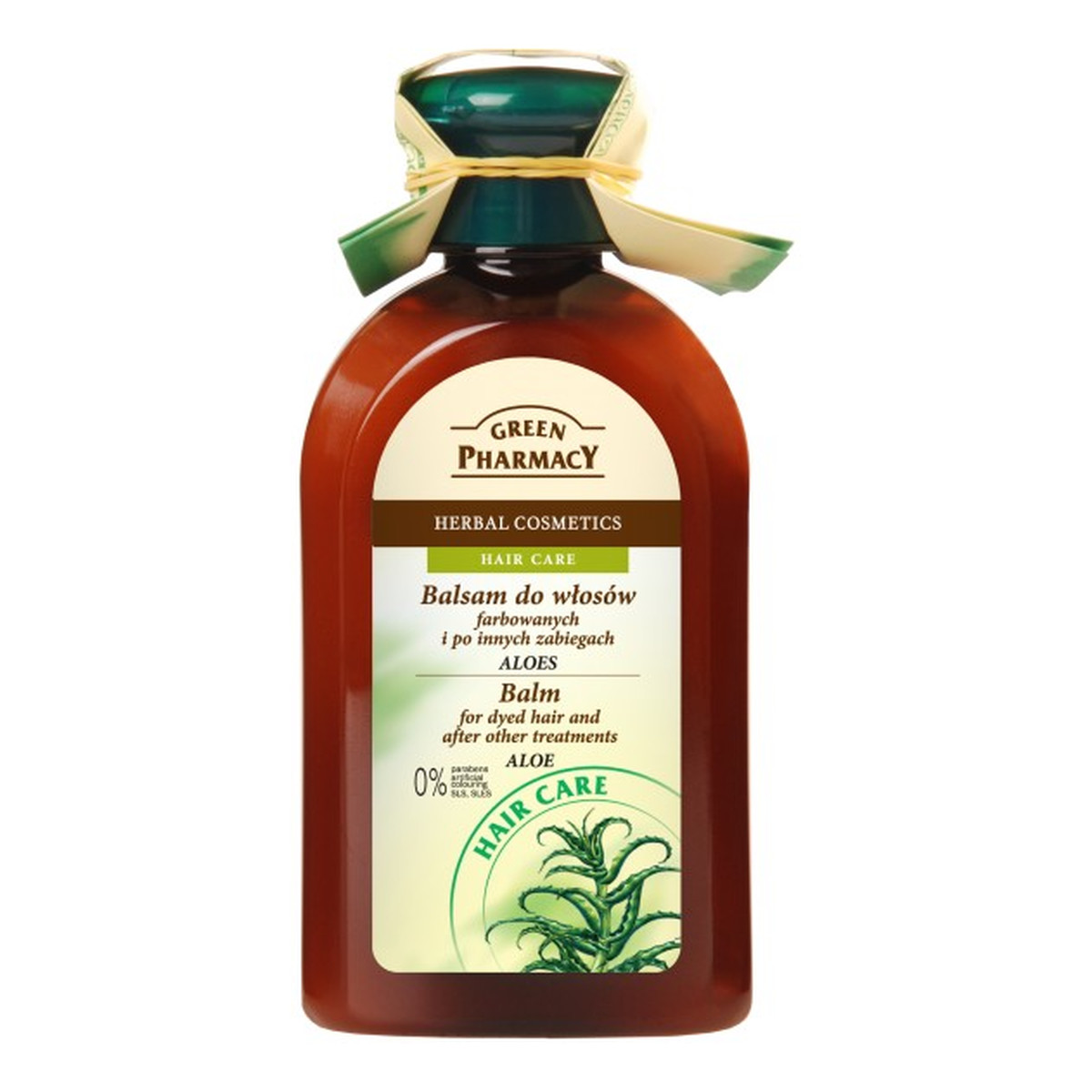 Green Pharmacy Herbal Cosmetics Hair Care Balsam Do Włosów Aloes 300ml