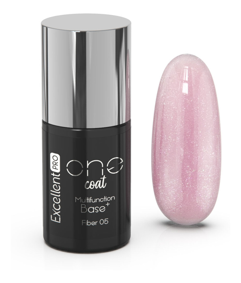 One coat multifunction fiber base baza hybrydowa z włóknami shiny beige