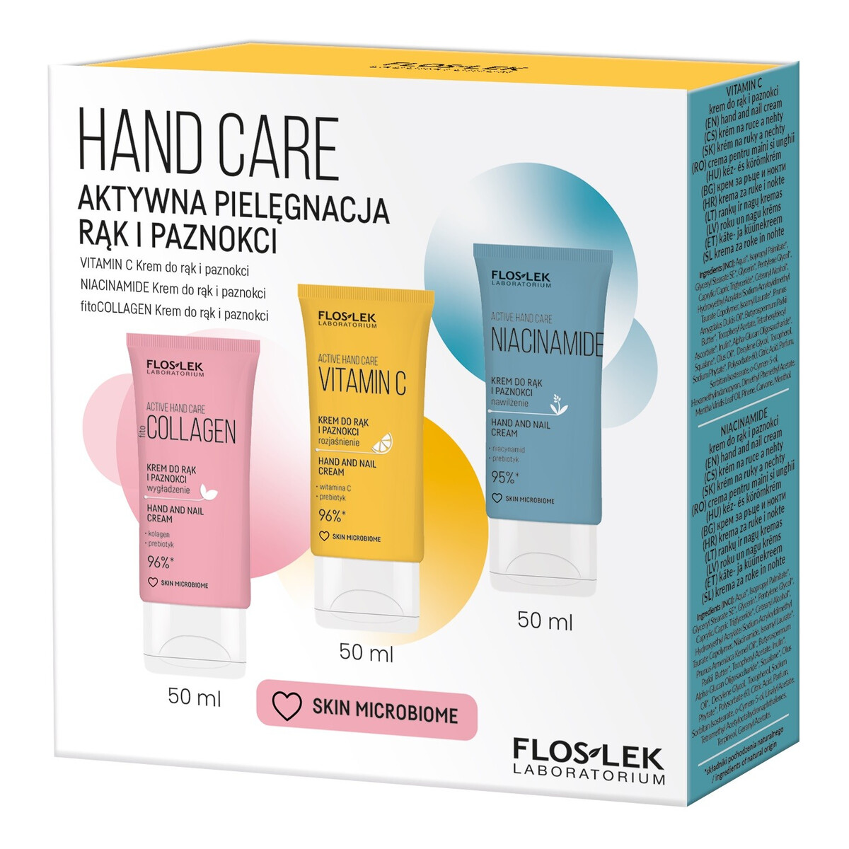 Flos Hand Care Zestaw kremów Aktywna pielęgnacja rąk