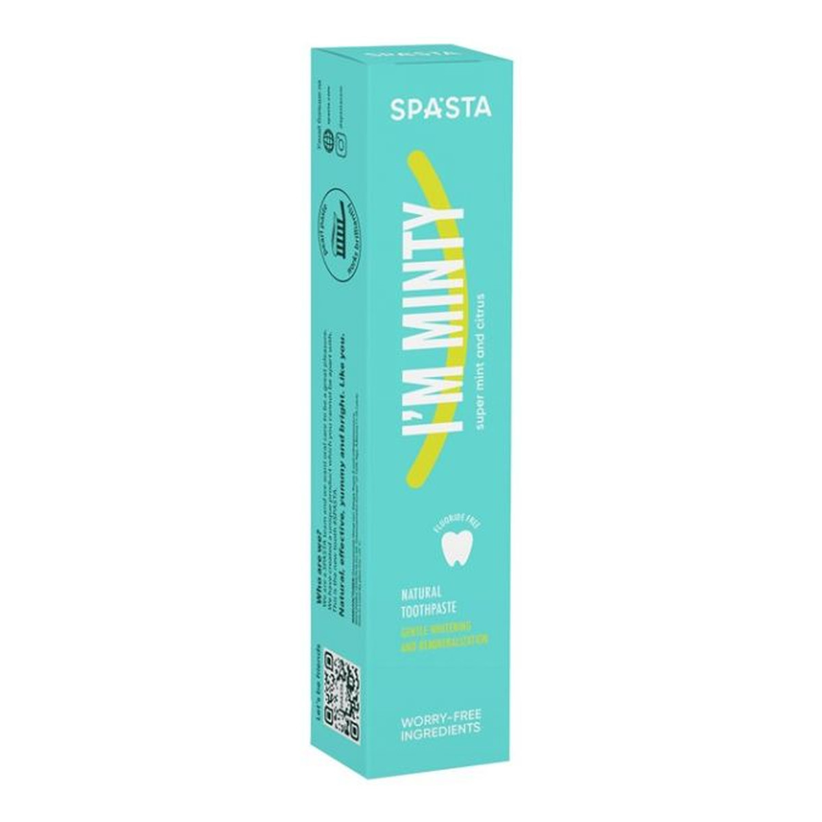 Spasta I’M MINTY Naturalna pasta do zębów bez fluoru 90ml