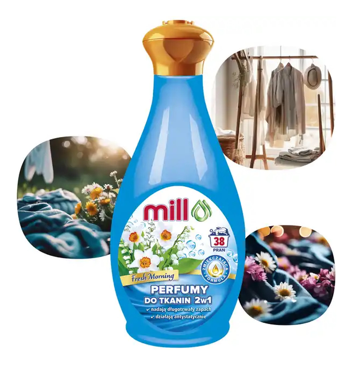 Perfumy do tkanin 38 prań Fresh Morning