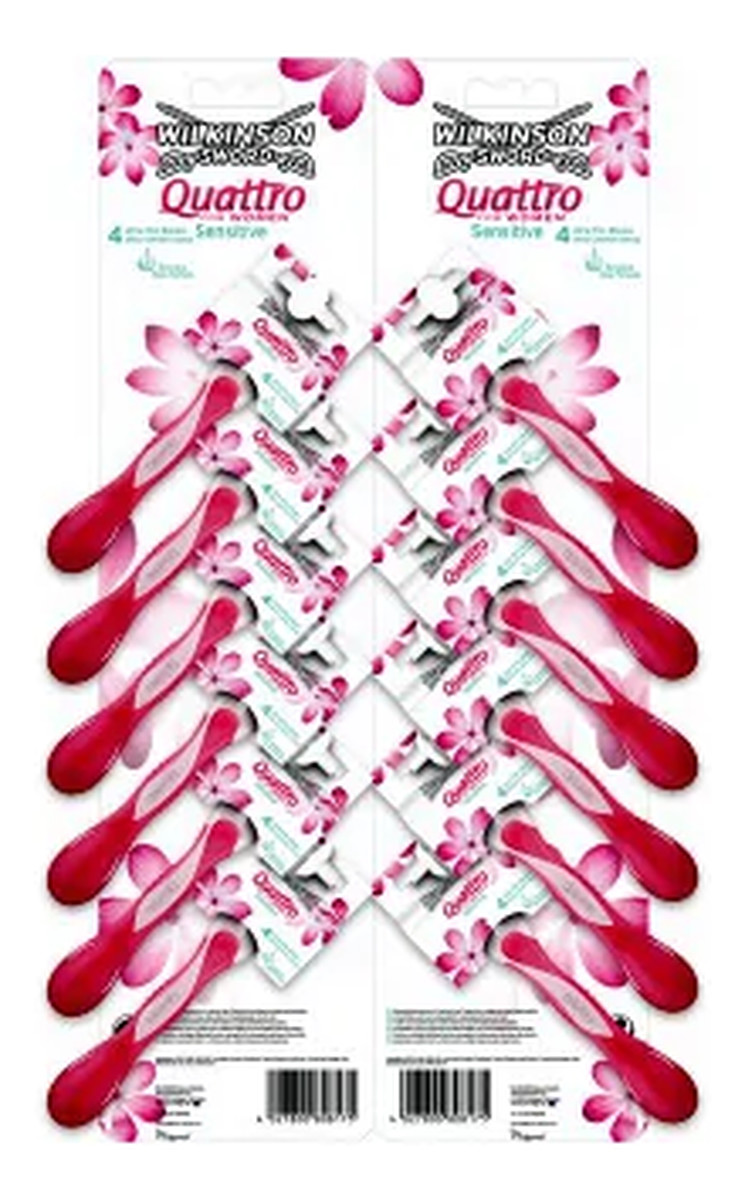 Maszynki do golenia Quattro for Women Sensitive 12szt