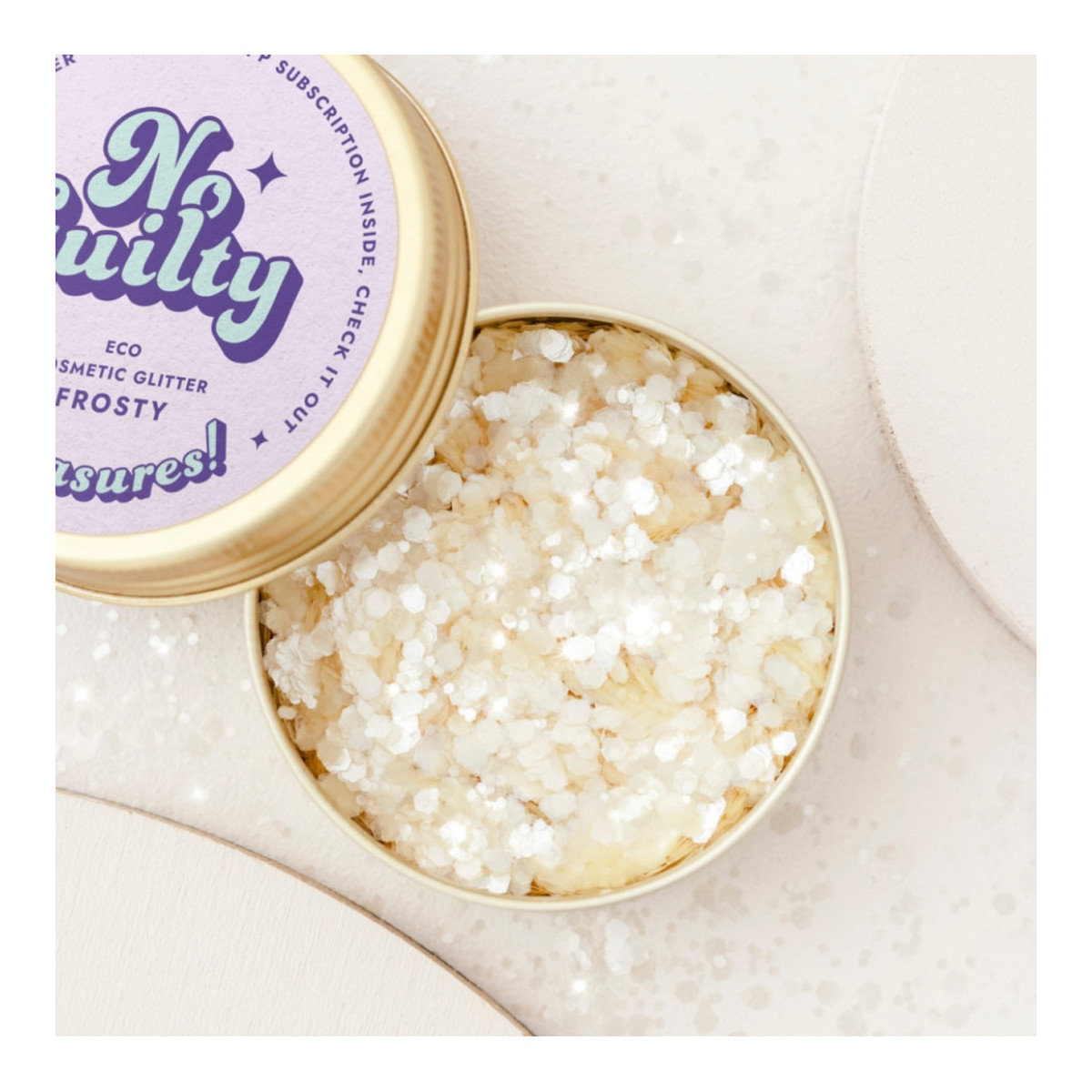 Ministerstwo Dobrego Mydła No Guilty Bio brokat do zdobienia twarzy i ciała - FROSTY 10g