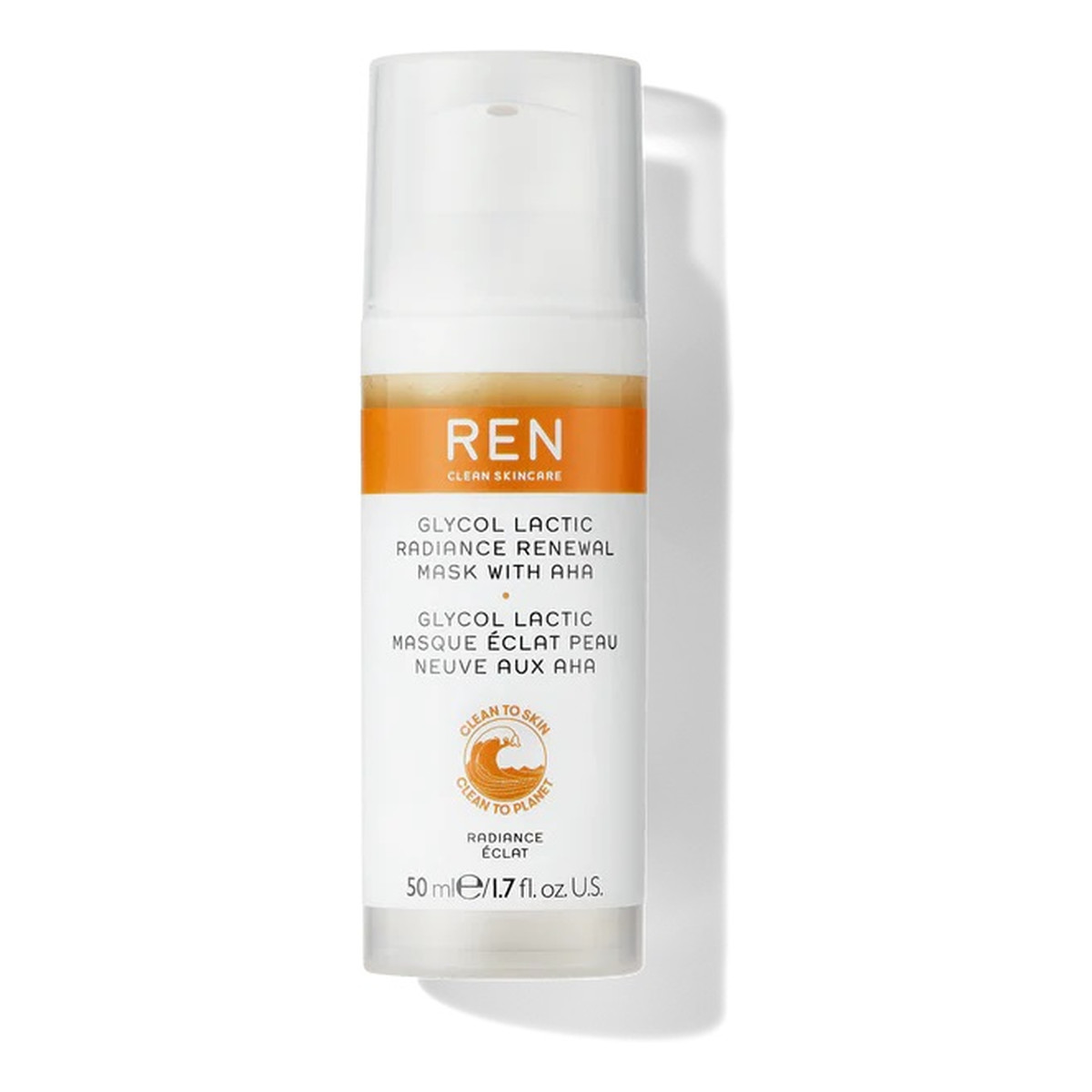 Ren Glyco Lactic Radiance Renewal Mask Żelowa maska złuszczająca do twarzy 50ml