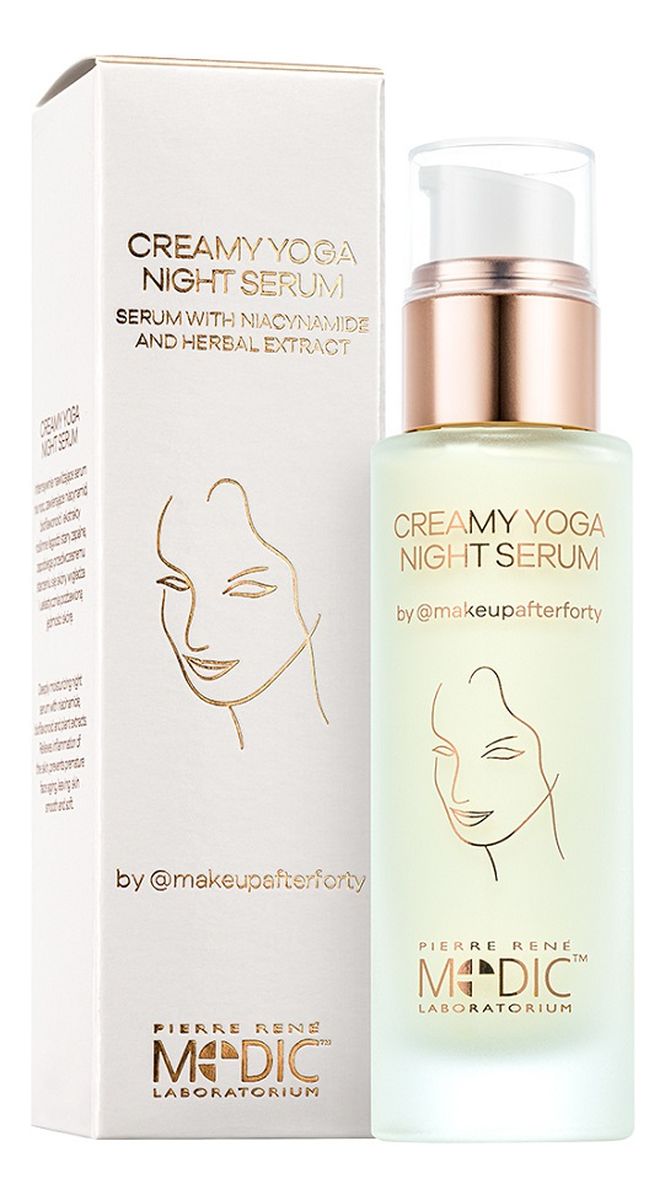 Creamy yoga night serum intensywnie nawilżające serum na noc