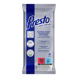 Ściereczki czyszczące+płyn 2w1 do powierzchni kamiennych 16szt