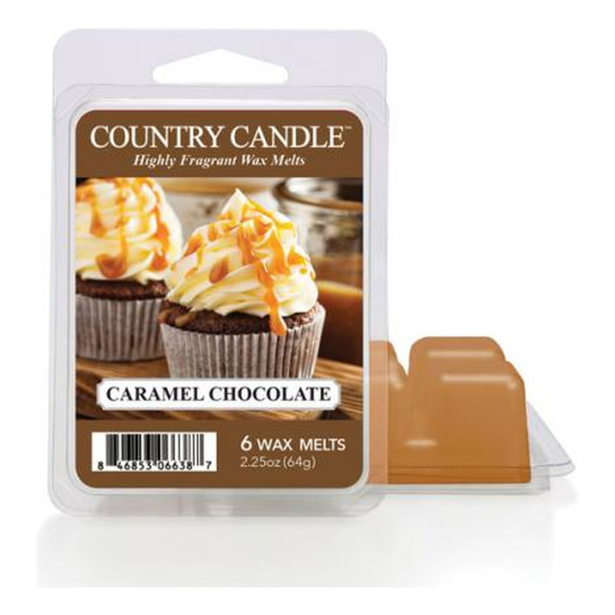 Country Candle Wax wosk zapachowy "potpourri" caramel chocolate 64g