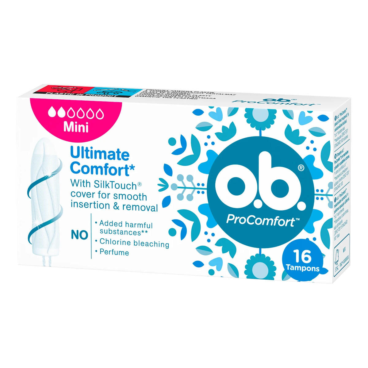 O.B. ProComfort Mini komfortowe tampony higieniczne 16szt