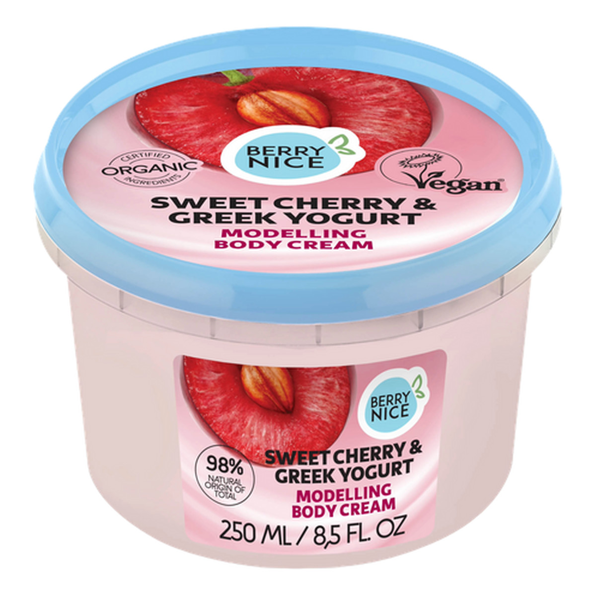 Berry Nice Odmładzający krem do ciała wiśnia & jogurt grecki 250ml