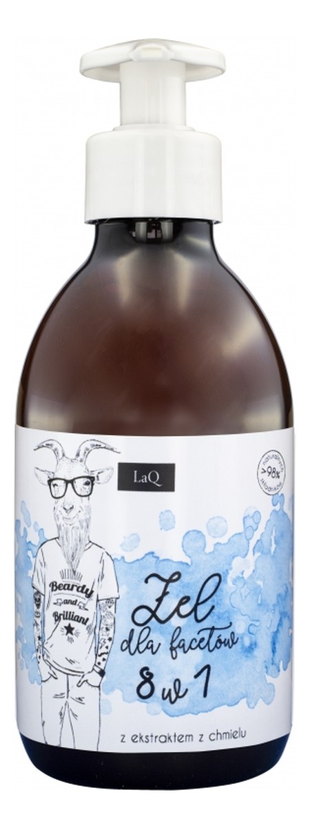 Żel dla facetów 8w1 z ekstraktem z chmielu
