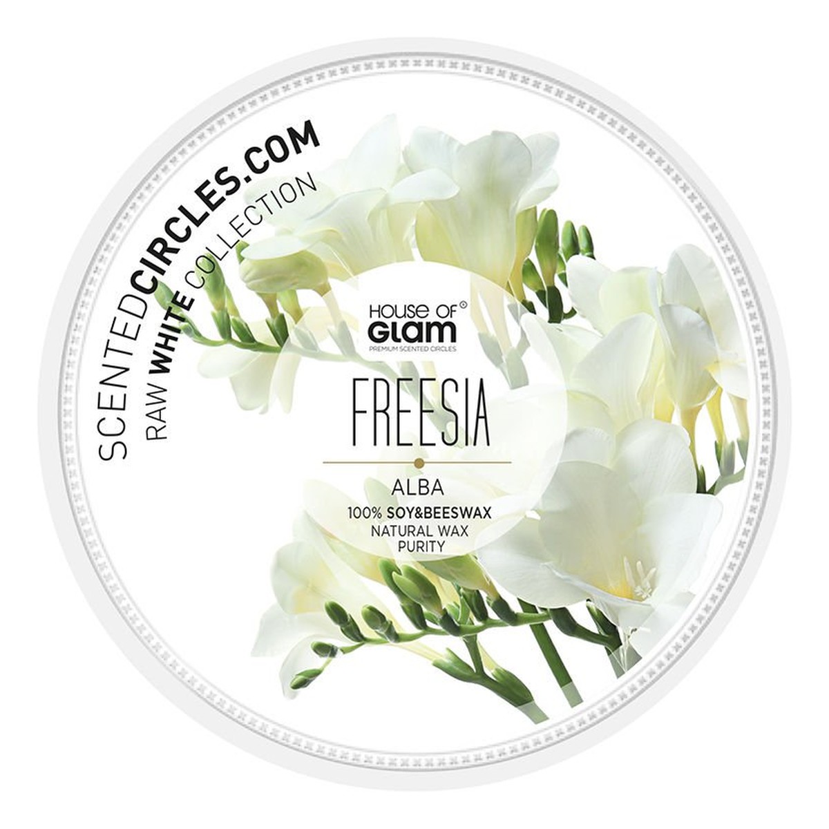 House Of Glam Świeca zapachowa Freesia Alba 200g