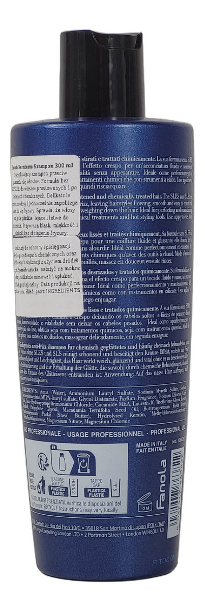 Szampon do włosów prostowanych